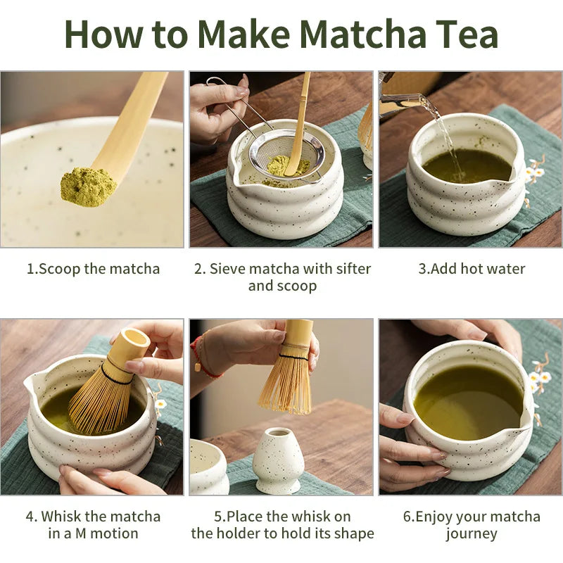 4PCS Matcha Tea Set 