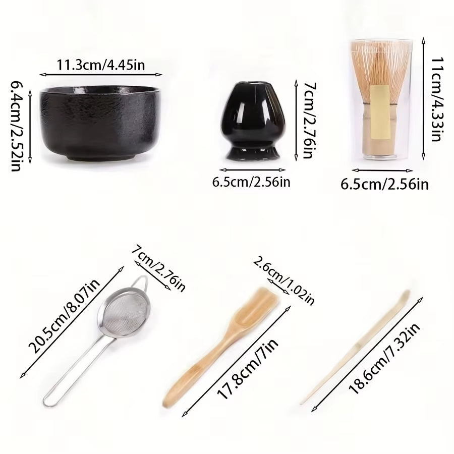 6Pcs Japanese-Style Matcha Set